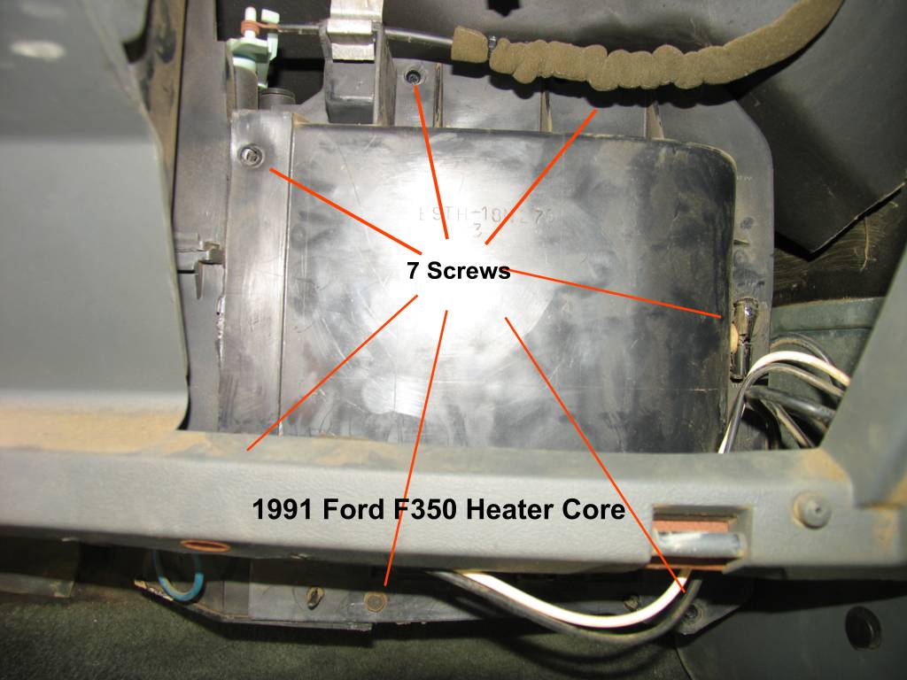 Ford f150 heater core leak #6